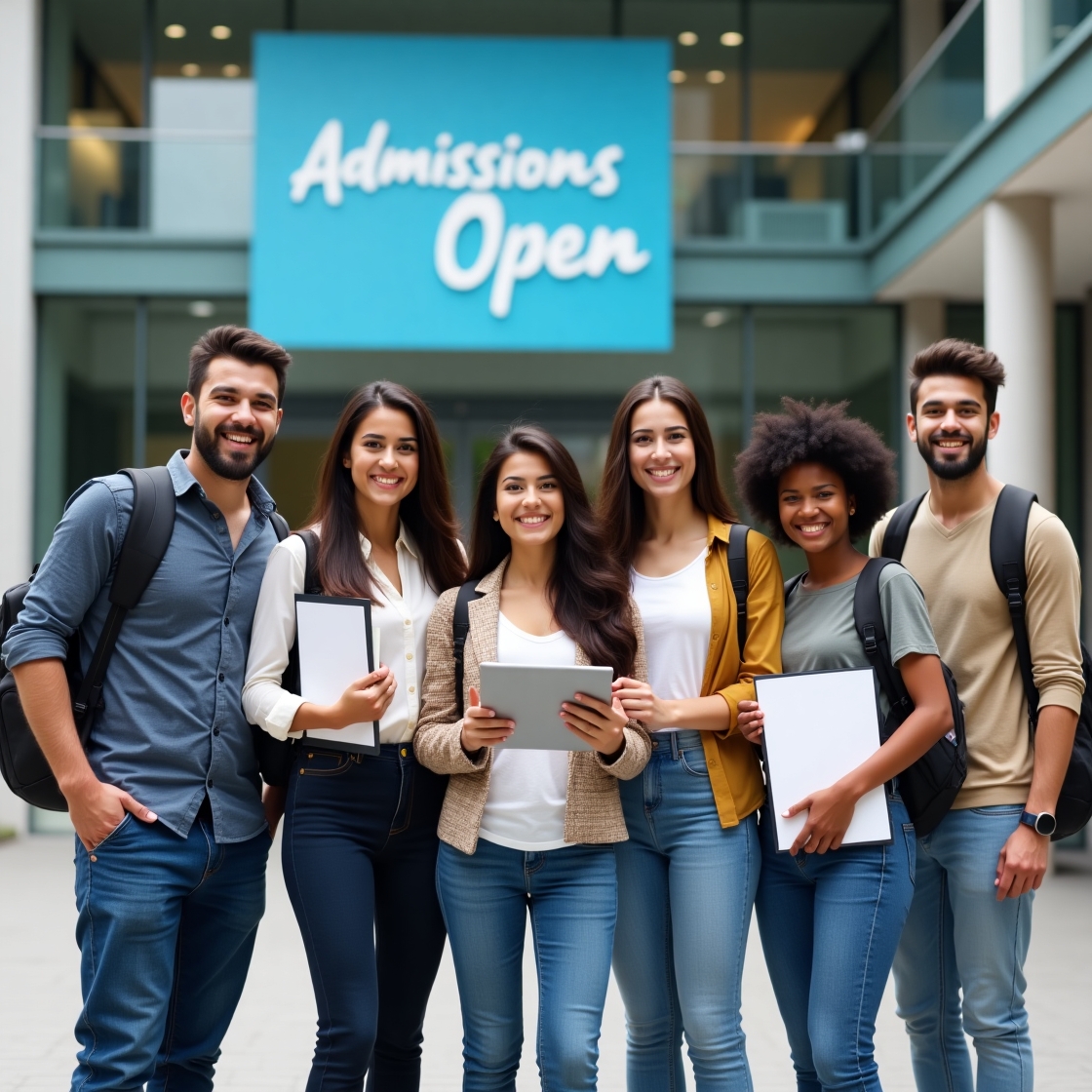 Students studying abroad