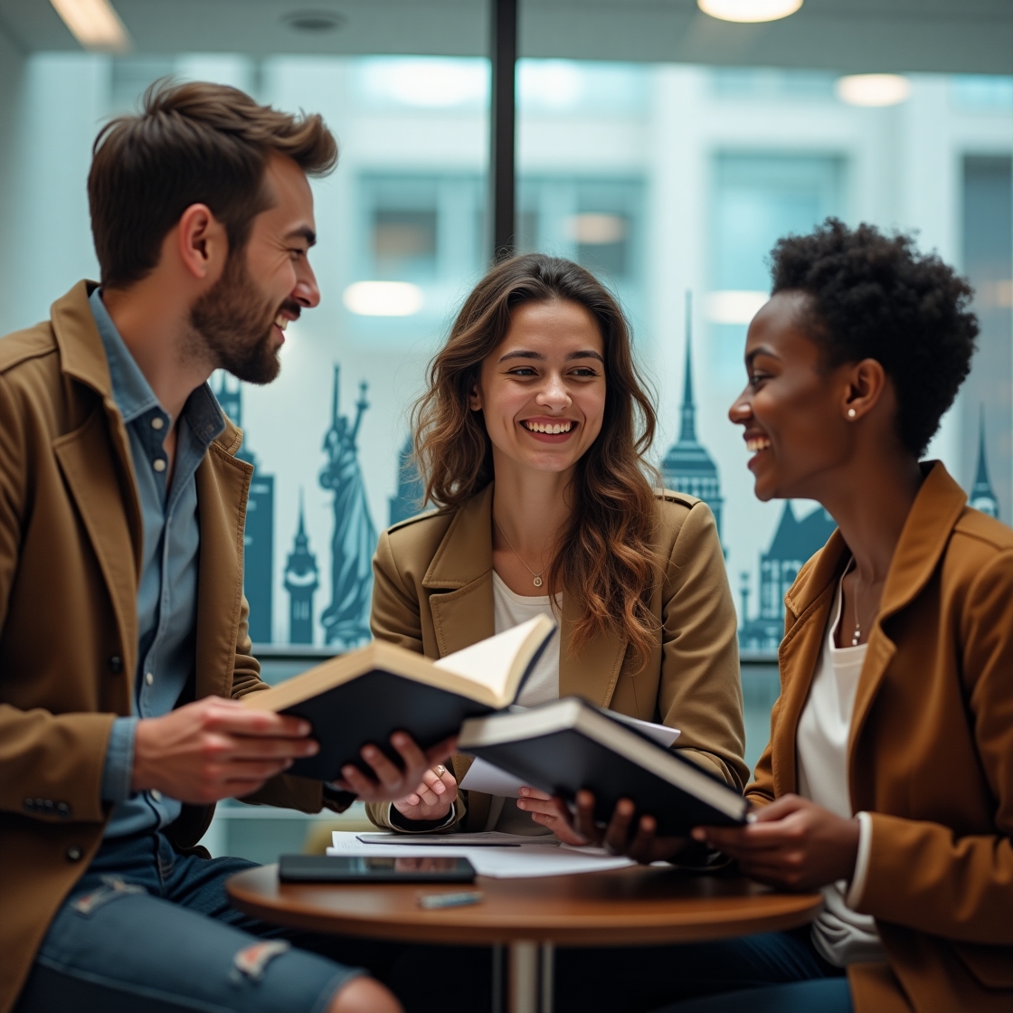 Students studying abroad